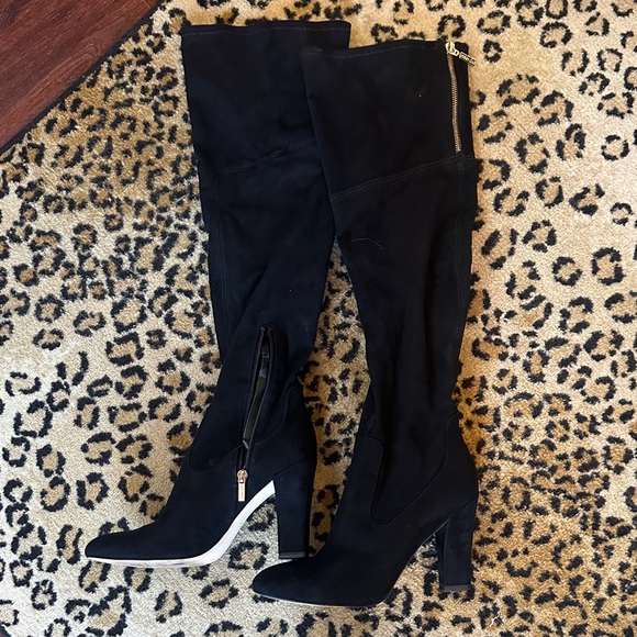 Ivanka Trump “Sarena” Black Over the Knee Boots - Picture 1 of 4